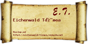 Eichenwald Tímea névjegykártya